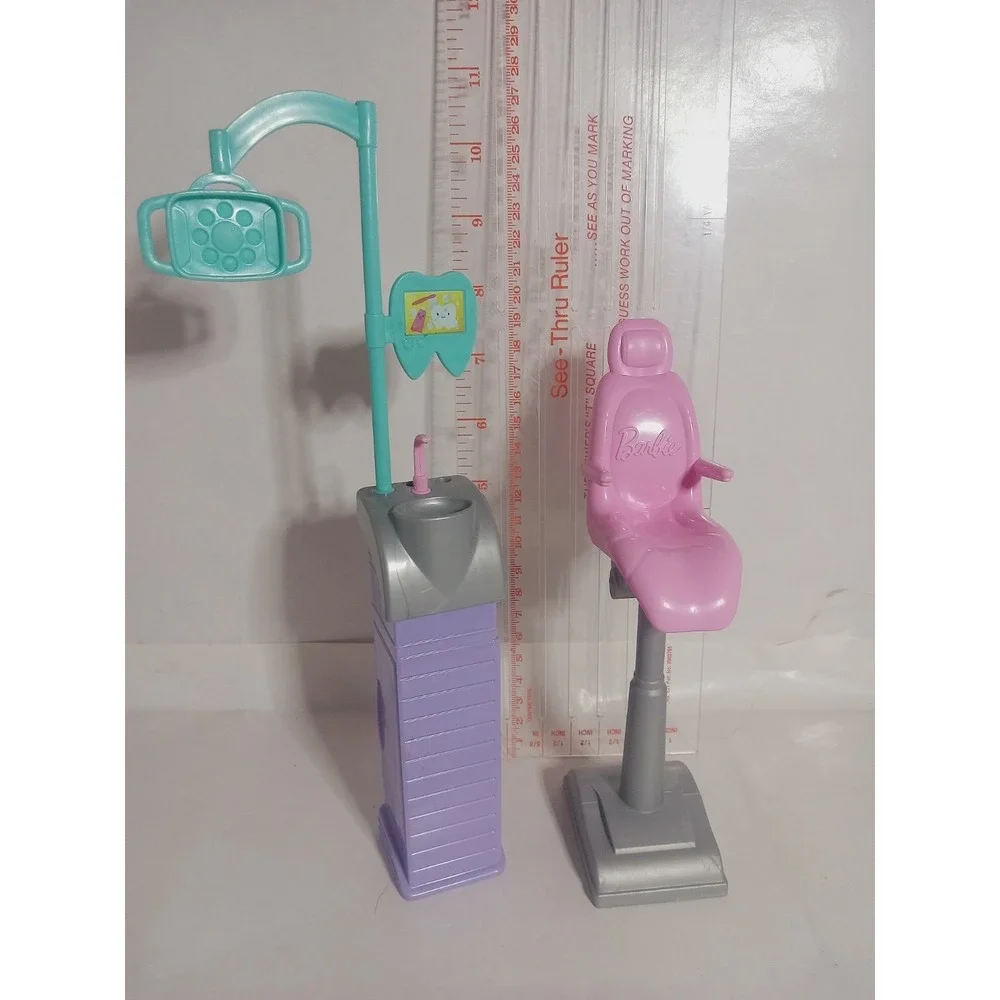 2022 Barbie Careers Dentist Replacement Chair And Sink Teal Pink Dolls Toys